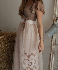 Outfit Sheer Skirt Hochzeitsgast look style blogger augsburg münchen fashion lookbook