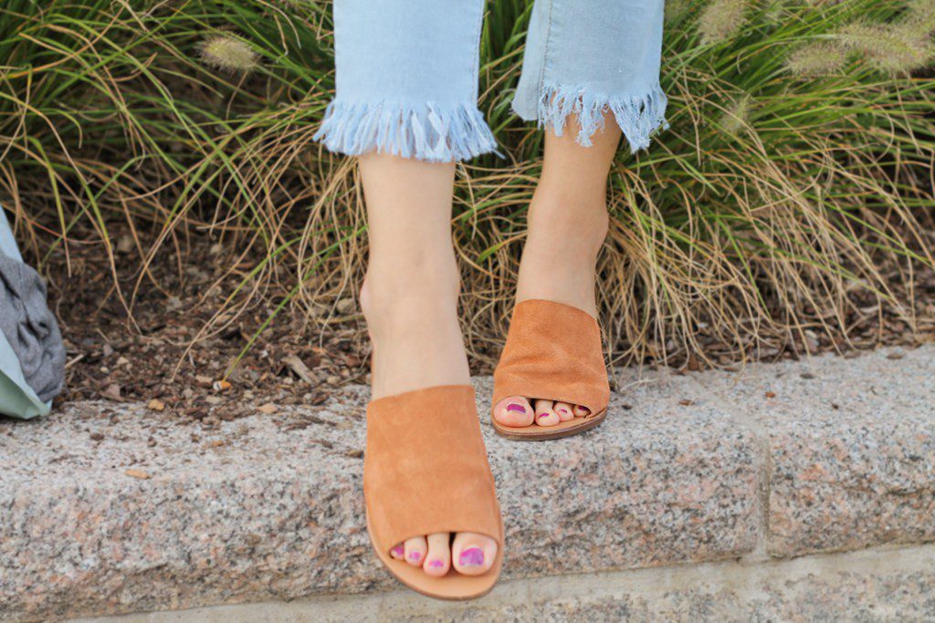 Mules braun steve Madden Fransen Jeans