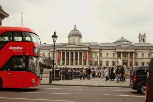 Trafalgar Square roter bus london tipps Sehenswürdigkeiten städtereise kurztrip sightseeing London geheimtipps must see