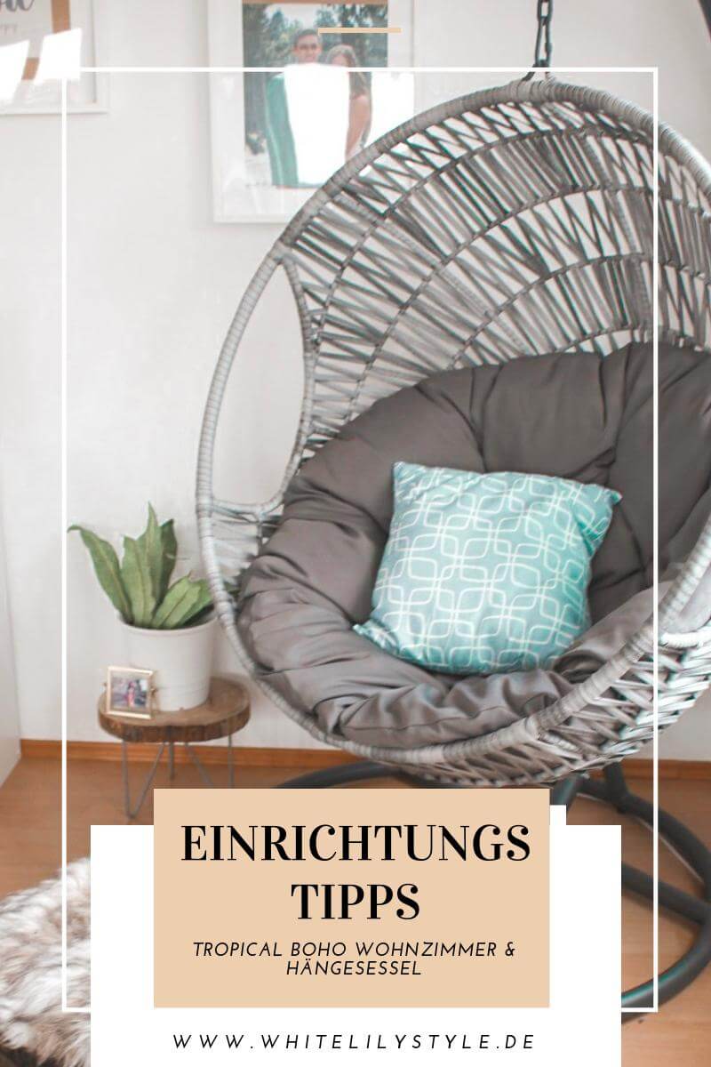 5 Einrichtungstipps- Tropical Boho Wohnzimmer und Hängesessel (12)