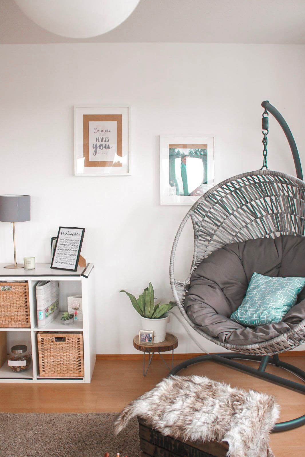 5 Einrichtungstipps- Tropical Boho Wohnzimmer und Hängesessel (2)