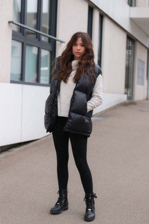 Steppweste kombinieren- So kombinieren wir den Modetrend in einem Outfit!