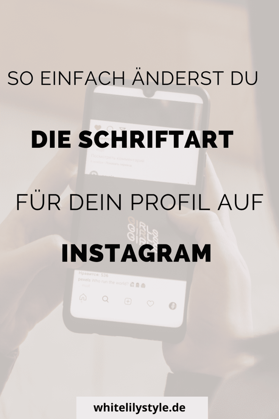 Instagram Schrift ändern - so einfach nutzt du andere Schriftarten auf Instagram1