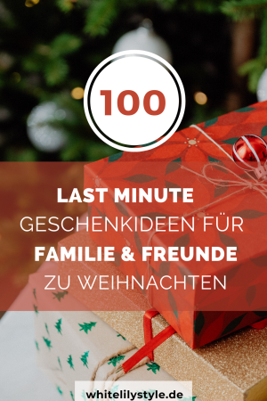 Was schenke ich zu Weihnachten - 100 Geschenkideen zu Weihnachten für deine Liebsten, Freunde und Familie 