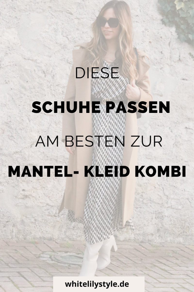 Kleid mit Boots kombinieren  – Diese Boots stylen wir zur Kleid – Mantel Kombi